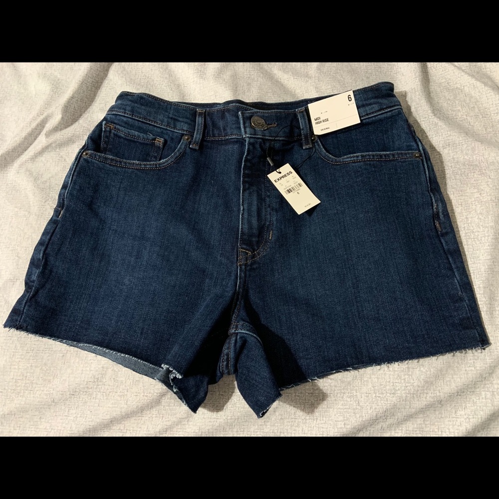 Denim shorts